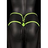 Shots - Ouch! Strap-On Harnas neon green/black