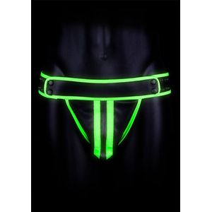 Ouch! Glow in the Dark Gestreepte Jockstrap #3 S/M