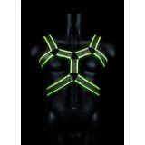 Body Harness - Glow in the Dark - Neon Green/Black - L/XL