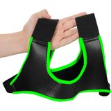 Neoprene Harness - GitD - Neon Green/Black - L/XL