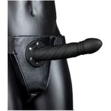 Shots - Ouch! Gedraaide Holle Strap-On - 20 cm black