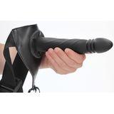 Shots - Ouch! Gedraaide Holle Strap-On - 20 cm black