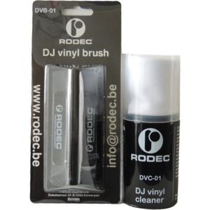 Rodec Vinyl Cleaning Kit met Platenborstel - LP Schoonmaakset (2 delig)