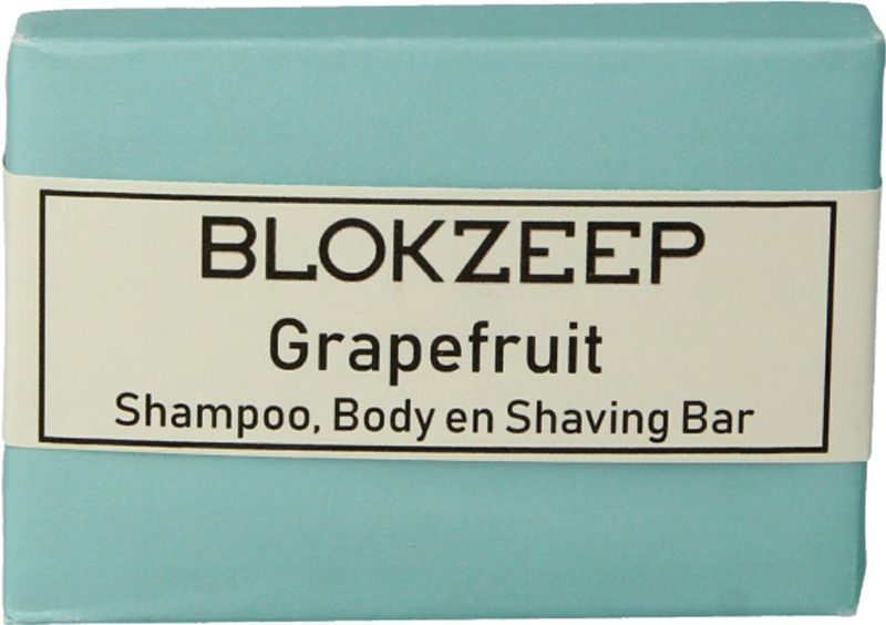 Blokzeep - Grapefruit - Roze Klei - Olijfolie - Kokosolie - Palmolie