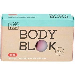 Blok zeep - Body Bar Japanse Roos | zonder parabenen | 100gr | vegan