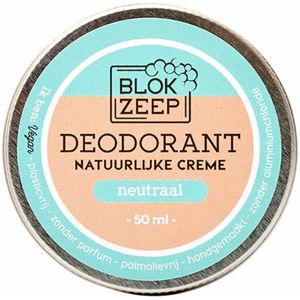 Blokzeep Deodorant Crème Neutraal 50 gr
