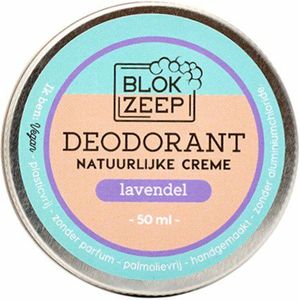 Natuurlijke - Deodorant Crème - Lavendel - Aluminium Blikje