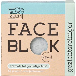 Blokzeep Gezichtsreiniger Bar Oranjebloesem 55 gr