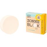 Blokzeep - ZonneBlok - Zonnebrand - SPF30 - Natuurlijk - Zinkoxide