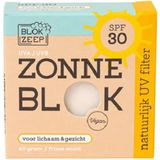 Blokzeep - ZonneBlok - Zonnebrand - SPF30 - Natuurlijk - Zinkoxide