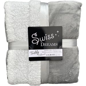 Fleece Teddy Velours 150-200 cm Grijs