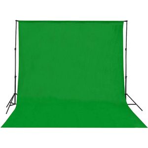 Yeti Pro Professioneel 300 x 200 Green Screen - Geweven - Chroma Key - Zonder Stand - Achtergrond Doek Groen - Greenscreen - Studio