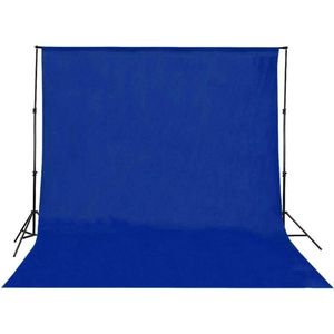 Professioneel 200 x 300 cm Blauw Achtergronddoek - Geweven - Blue Screen - Productfotografie - Fotografie - Videografie - Chroma Key - Zonder Stand - Achtergrond Doek - Studio