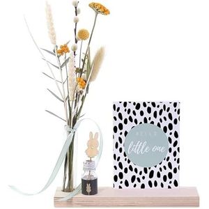 BloomPost BlooMemory Baby - Baby - Gedroogde bloemen die door de brievenbus passen - Origineel Brievenbus-cadeau