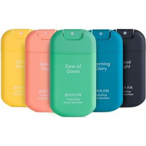 HAAN Hydrating Hand Sanitizer- Handzeep - Desinfecterend - 5pack mix Spray 30ml - Navulbaar