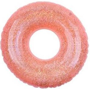 Sunnylife - Zwemband Glitter - Zwemring - Luchtbed - Opblaasbaar - 110 x 110 x 35cm - Roze
