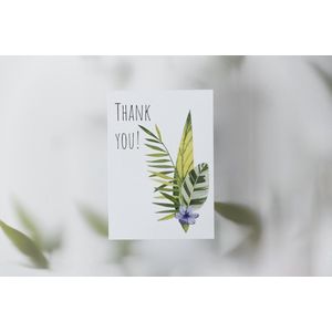 Thank you! - Wenskaart - Studio Mintt