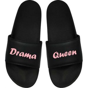 Cadeau Sint - Cadeau Kerst - Cadeau - Cadeau Meisje - Drama Queen - Cadeau Badslippers - Badslippers Dames 48