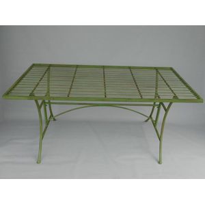 Tuintafel - Rustiek ijzer - Groen - 75 cm hoog