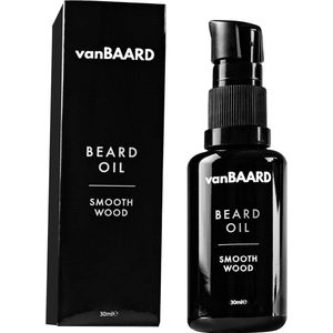 vanBAARD Baardolie SmoothWood - Originele vanBAARDformule - Korte & Lange Baard - Baardverzorging - 30ml