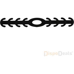 Ear Saver Mondkapje Verlenger | Zwart | Mondmasker Verlengstuk | Earsavers | Kinderen en Volwassenen | Veilig en eenvoudig om te doen | EarSavers kunststof | Black