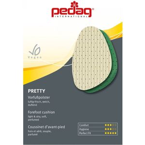 Pedag Pretty | 1/2 inlegzool | Voorvoetzool | Latex | Met frisse geur | Maat 39-40