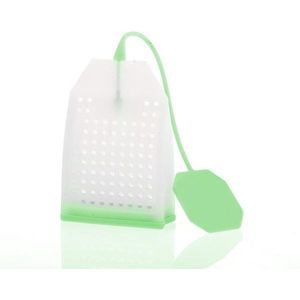 Thee filter groen | Siliconen thee zakje | thee zeef | thee dispenser