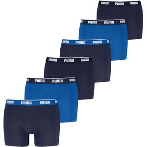Puma - Boxershorts - Blauw - 6-pack