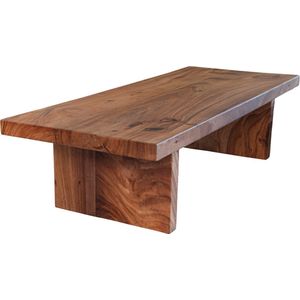 Tafels - salontafel Jamie - duurzaam mangohout - handgemaakt - hoogte 35 cm.