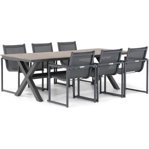 Lifestyle Garden Furniture Delgada/Forest 240 cm dining tuinset 7-delig