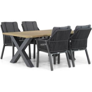 Lifestyle Garden Furniture Verona/Cardiff 180 cm dining tuinset 5-delig