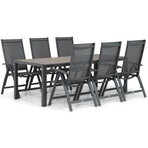 Presto Vasto/Young 217 cm dining tuinset 7-delig