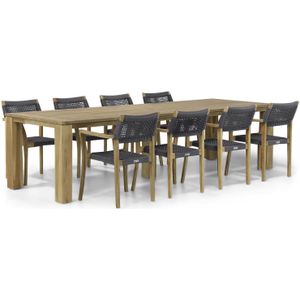 Lifestyle Dallas/Brighton 300 cm dining tuinset 9-delig