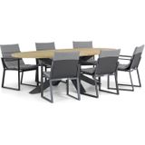 Lifestyle Treviso/Brookline 240 cm ovaal dining tuinset 7-delig