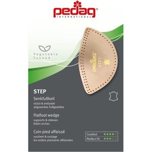 Pedag inlegzool Step | Holtesteun | Leer | Maat 41-43