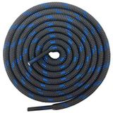 Donkergrijs blauwe ronde schoenveters | Lengte: 120cm | Dikte: 4,5mm