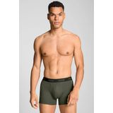 Puma - Boxershorts - 6-Pack - Groen-Zwart - Katoen-Elastaan
