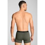 Puma - Boxershorts - 6-Pack - Groen-Zwart - Katoen-Elastaan