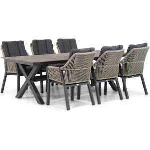 Lifestyle Garden Furniture Verona/Forest 240 cm dining tuinset 7-delig