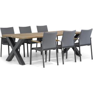 Lifestyle Garden Furniture Brandon/Cardiff 240 cm dining tuinset 7-delig