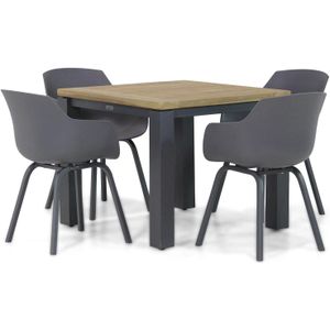 Lifestyle Garden Furniture Salina/Veneto 90 cm dining tuinset 5-delig