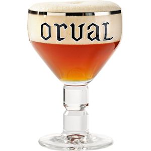 Orval trappist bierglazen doos 6x33cl trappiste bierglas speciaalbierglas