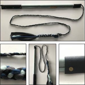 Hondenspeelgoed. Flirtpole maat 2 in de kleuren mintgroen en antraciet. Hondenhengel. Hondentraining. MadeByShuko