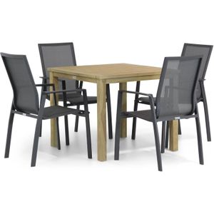 Lifestyle Garden Furniture Ultimate/Weston 90 cm dining tuinset 5-delig