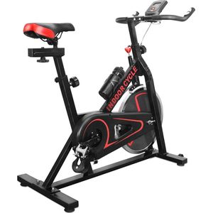 Trend24 Hometrainer - Hometrainer fiets - Spinningfiets - Spinning - Max 120 KG - Zwart