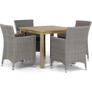 Garden Collections Dublin/Weston 90 cm dining tuinset 5-delig