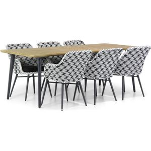 Lifestyle Crossway/Montana 240 cm dining tuinset 7-delig