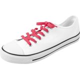 Sneakerveters | Platte rode schoenveters | Lengte 100cm | 8 mm breed