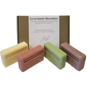 Cadeau box zeep, Cologne, Kaneel-sinaasappel, Den, Musc - Kerstcadeau, valentijn cadeautje voor hem