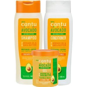 Cantu Avocado Shampoo+conditioner+gel set
